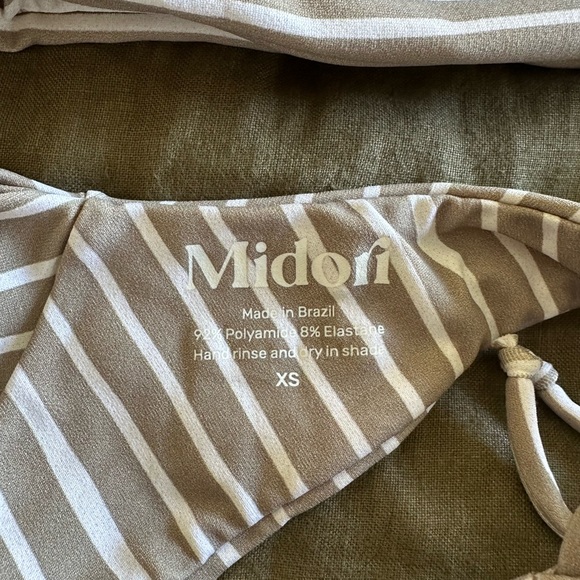 Women’s Midori striped bikini matching set - Picture 6 of 10